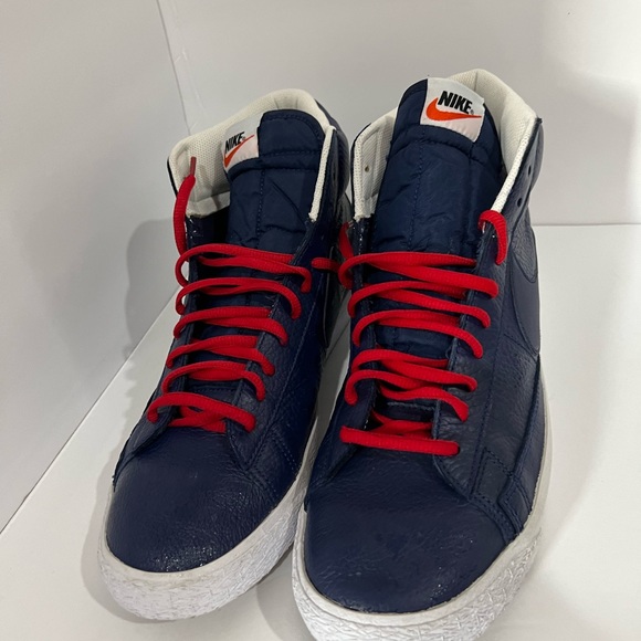 Nike Blazer Mid Trainers In Blue size 13 - Picture 11 of 16